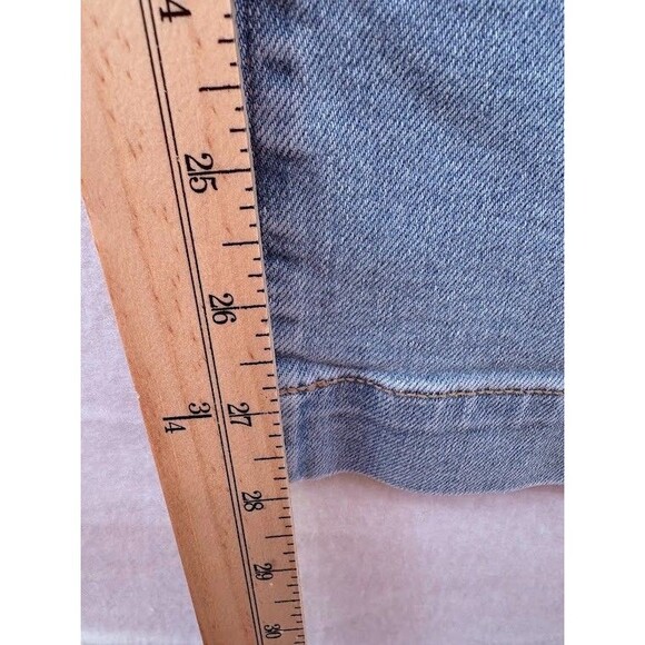 Lands' End Womens Size 20W Light Wash Denim Wide Leg Cropped Jeans - Picture 4 of 8